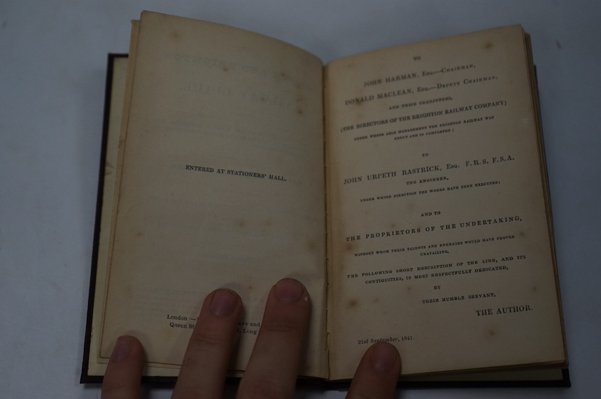 London and Brighton Railway Guide, 1841, 2nd edition, Containing a Correct Description of the Railway---historical and Topographical Notices of the Places Contiguous to the Various Stations---and the Official Map and Sec